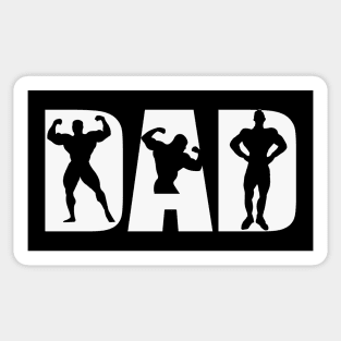 Bodybuilding Dad Sticker